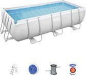 Bol.com BESTWAY Power Steel bovengronds zwembad - 404 x 201 x 100 cm aanbieding