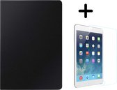 Fooniq Boek Hoesje Zwart + Screenprotector - Geschikt Voor Apple iPad 4