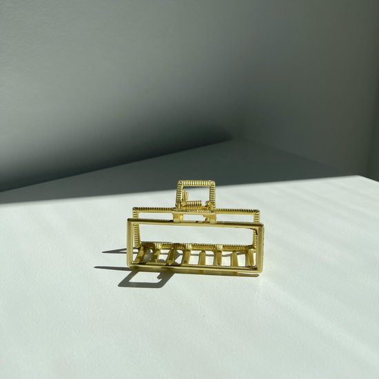 YOSMO Premium metalen haarklem Geo - Haar clip - Kleur goud