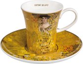 Goebel - Gustav Klimt | Kop en schotel Adele Bloch-Bauer | Porselein - 100ml - met echt goud