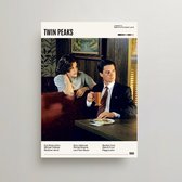 Twin Peaks Poster - Minimalist Filmposter A3 - Twin Peaks TV Poster - Twin Peaks Merchandise - Vintage Posters