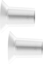 YOUHA Borstschildverkleiners - Maat 22mm - Borstschild - Borstkolf accessories - BPA vrij - elektrische draadloze borstkolven - Silicone borstschilden - Set van 2 stuks