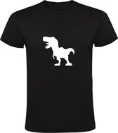T-Rex | Kinder T-shirt 152 | Zwart | Tyrannosaurus Rex | Dino | Dinosauriërs | Beest | Jurassic | Park | World