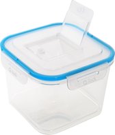 BranQ - Multifunctionele container | Q-Lock 1,6L voor voedsel | Blauw en transparant