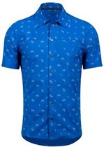 fietsshirt Rove heren polykatoen blauw maat XL