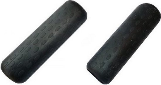 Handvaten imitatie dik model zwart 2 stuks | bol.com
