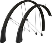 spatbordset Bluemels 27-28 inch 35 mm zwart