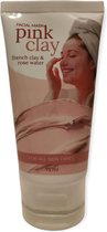 Facial Mask Pink Clay French Clay& Rose Water For All Skin Types 75ML- GezichtsMasker Roze Klei