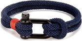 Survival armband Unisex Marineblauw