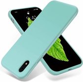 iPhone Xs Max | achterkant hoesje | tf cases | turquoise