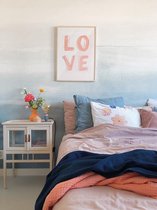 Roomblush - Behang Layered - Blauw - Vliesbehang - 200cm x 285cm