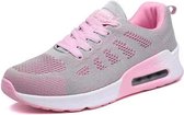 Sneakers dames grijs roze maat 37