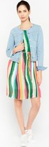 LOLALIZA Kraagloze jeansjas - Licht Blauw - Maat 36