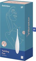 Twirling Fun Tip Vibrator - White - Clitoral Stimulators white