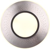 LED Plafondlamp - Plafondverlichting - Torna Virsa - 70W - Aanpasbare Kleur - Dimbaar - Afstandsbediening - Rond - Mat Nikkel - Aluminium
