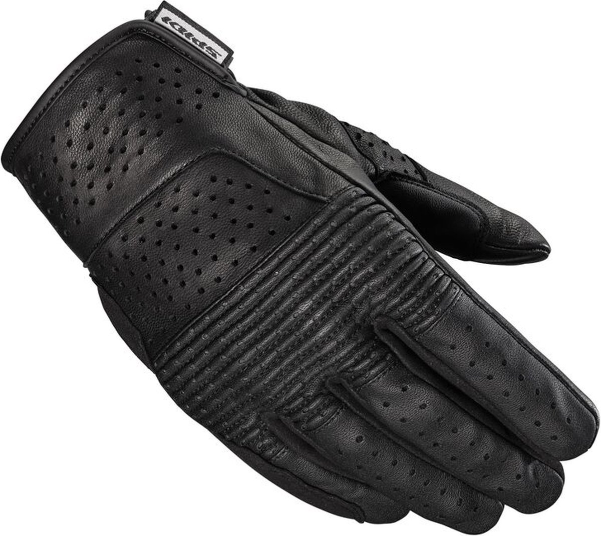 Spidi Rude Perforated Black Motorcycle Gloves XL - Maat XL - Handschoen