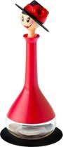VIGAR "Dolls Flamenco" Olie- & Azijnstellen, materiaal: Silicone, ABS en glas, rood, 12 x 12 x 25 cm 5946