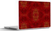 Laptop sticker - 11.6 inch - Patroon - Abstract - Rood - 30x21cm - Laptopstickers - Laptop skin - Cover