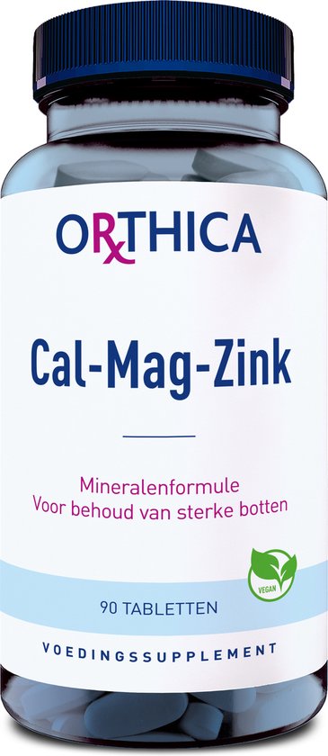 Orthica Cal-Mag-Zink - calcium, magnesium en zink - 90 tabletten