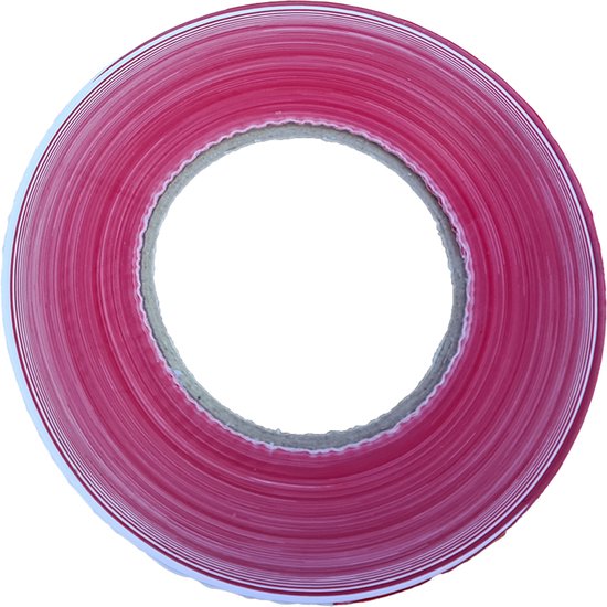 Afzetlint rood/wit in dispenserdoos 500 meter - 1 rol