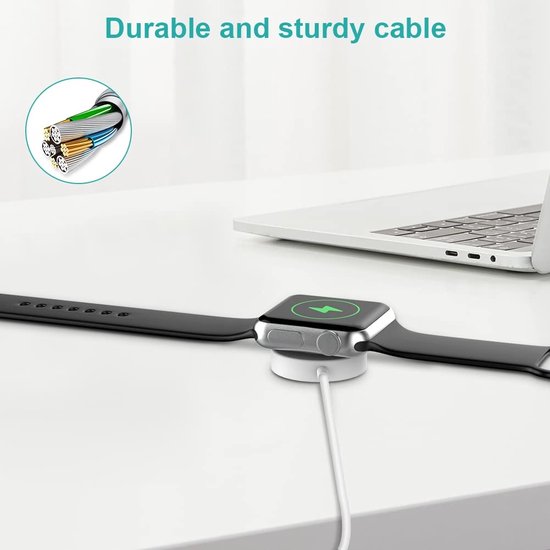 BigCheer 2 stuks universele smartwatch-oplaadkabel, magnetisch, 2-pins USB- oplaadkabel, compatibel met verschillende smartwatch-modellen, snellaadfunctie, veiligheidsdesign, 2,84 mm (modellen A en B