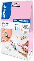 Pilot Pintor - DIY Sleutelhanger - Kit van 4 Pilot Pintor Markers - Extra fijne punt