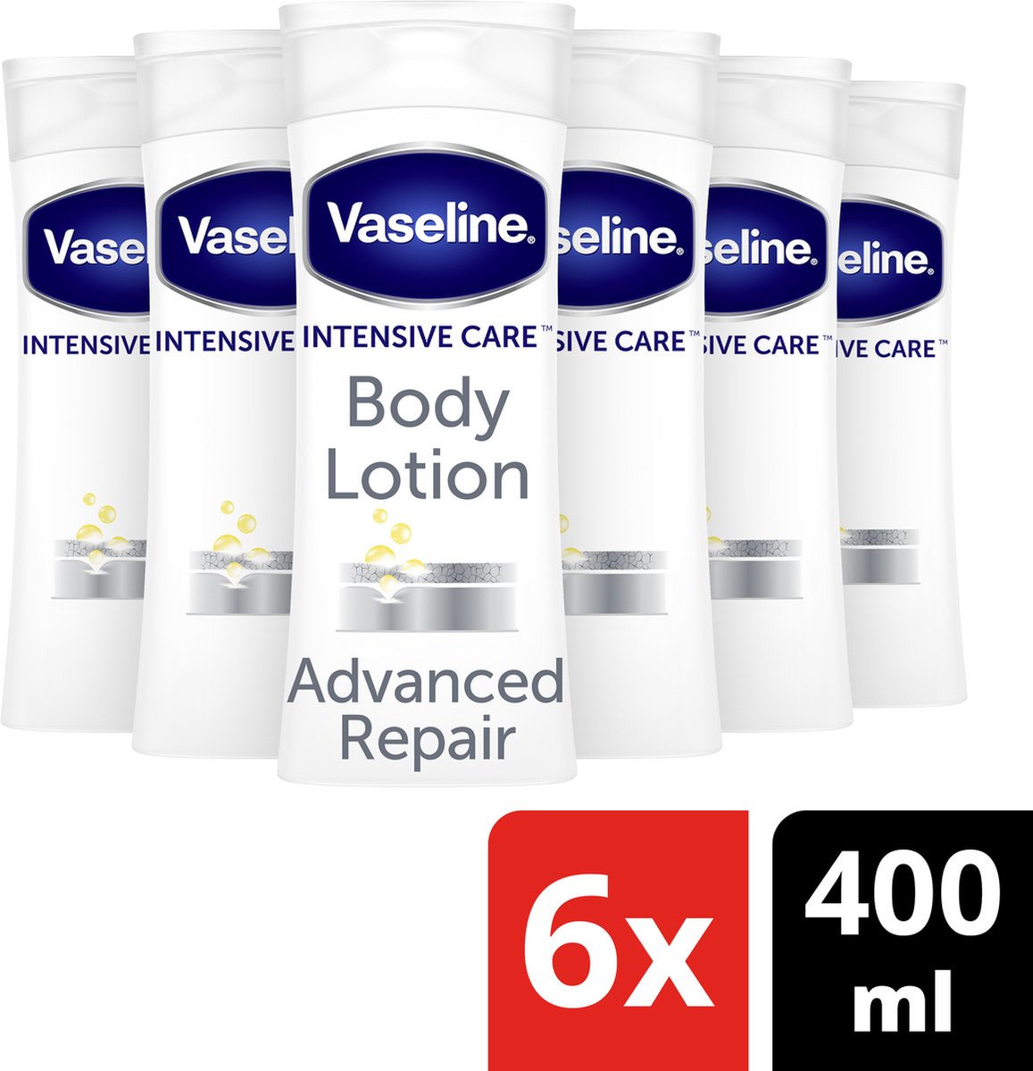 Vaseline Advanced Repair - 400 ml - Lait Corporel - Onlinevoordeelshop