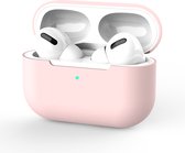 Hoesje in het Roze geschikt voor Apple AirPods Pro - TCH - Siliconen - Case - Cover - Soft case - Onepiece