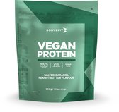 Body & Fit Vegan Protein Eiwitshake - Salted Caramel Peanut Butter - Vegan Proteine Poeder - Plantaardige Eiwitshake - 990 gram (33 shakes)