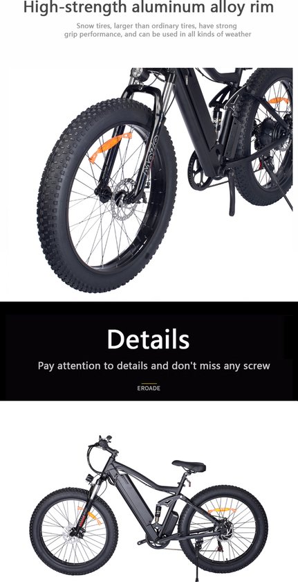 E-bike | 500W Motor | 26 Inch 