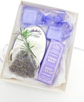 Huidverzorging cadeauset vrouw-Giftbox-Kerstcadeau lavendel-Lavendel zeep-Handcreme-verjaardag cadeau-Moederdag cadeautje-Cadeau vrouw