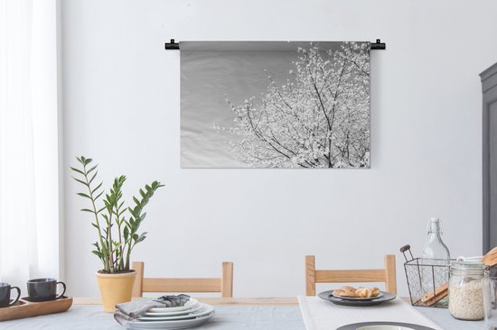 Tapisserie Murale Grue Guerrière Japon - Décor Tissu 180x230 Cm, Style Japonais Pour Chambre
