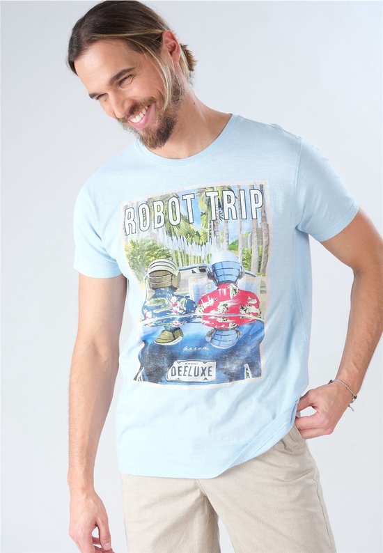 DEELUXE T-shirt met vintage printROBOTRIP Sky