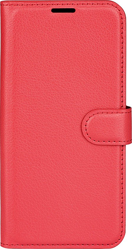 Coque Samsung Galaxy A33 - MobyDefend Leatherette Wallet Book Case - Rouge - Coque pour téléphone portable - Coque pour téléphone Ce produit est compatible avec : Samsung Galaxy A33