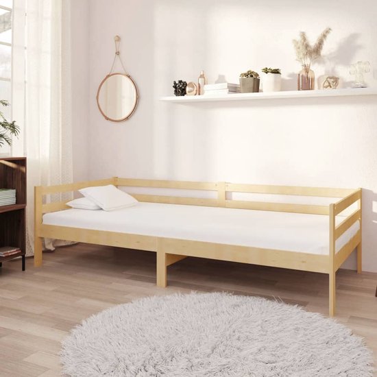 vidaXL Canapé-lit en bois de pin massif 90x200 cm | bol.com