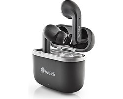 NGS Artica Crown Black Bluetooth True Wireless Hoofdtelefoon - 32 Uur - Aanraakbediening - Zwart