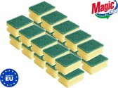 Tampons à récurer nettoyage professionnel - 20 pièces - 85x65x45mm - Pack économique - MADE IN EU