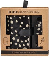 Hide & Stitches Wallowa Safety Wallet + Keyring - White Dot