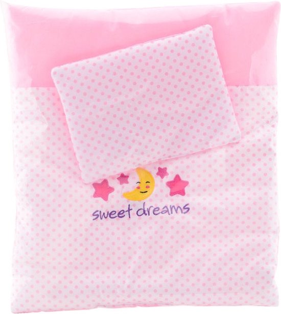 Ensemble de couverture et oreiller Baby Rose