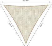 Sunfighters driehoek schaduwdoek - 6 x 6 x 6 m - Ivoor - Waterdoorlatend