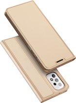 Dux Ducis - Telefoonhoesje geschikt voor Samsung Galaxy M23 - Skin Pro Book Case - Goud