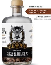 Deer Jimmy's DIY Barrel Chips - Batch No.13: Franse Cognac - European Oak - Rijp je eigen drank met houtsnippers van een gebruikt whisky vat