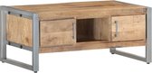 Salontafel 95x50x40 cm ruw mangohout