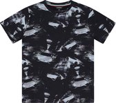 Automobili Lamborghini digital car t-shirt zwart maat 158/164
