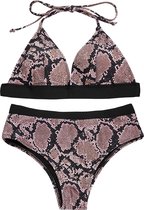 Bikini slangenprint - maat 40