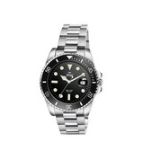 Mats Watch Collectie voor Heren- horloge - OPAL NOIR - Horloge voor hem- zilver- Belgische Merk - Sieraden - Deluxe - Belgische kwaliteit - 25 jaar garantie - Limited Edition - hor