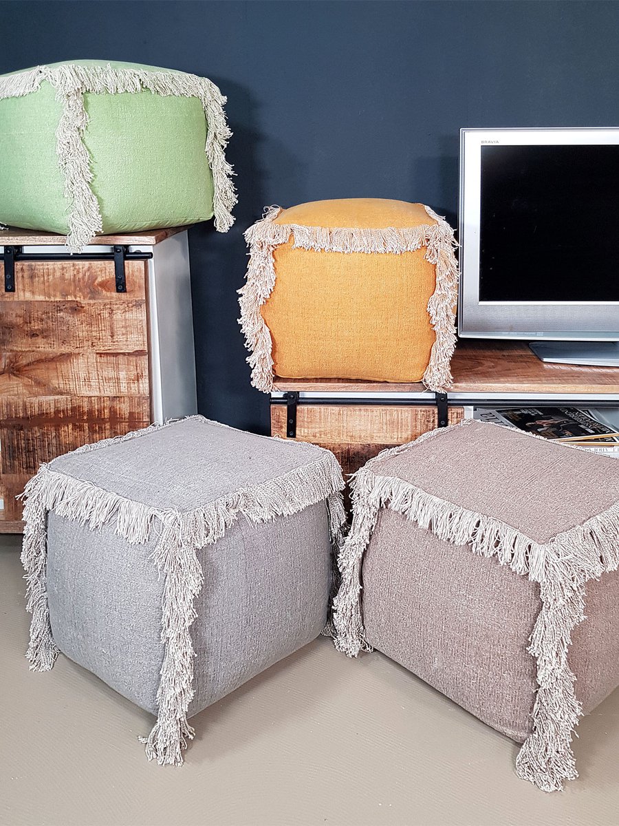 Stretch Poef Hoes Vierkante Kubus 40x40/45x45/50x50cm Poef Hoes Opslag Kleine Voetenbank Hoes Poef Kruk Hoezen Kussenovertrekken Huis Meubelbeschermer,H8,40x40x40cm
