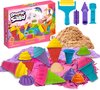 foto van Allerion Magic Kinetic Sand Set Ice Cream – IJsjes Thema - Verschillende Kleuren – Inclusief Vormpjes en Accessoires