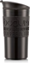 Bodum Travel Mug - Dubbelwandig - Reisbeker - Thermosbeker - 0.35L - Zwart