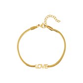 LOUVABEL - Armband - Liefde - Goud - 'Love'